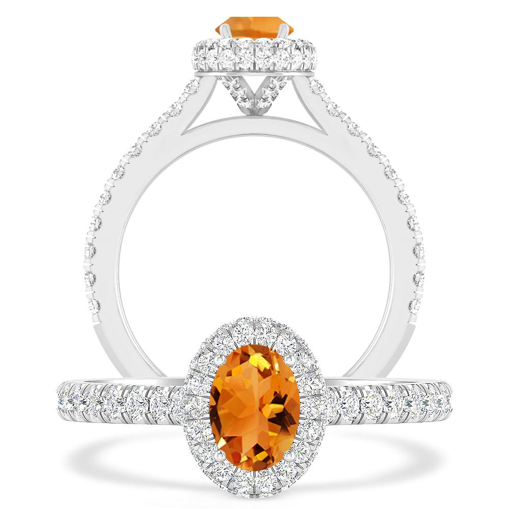 White Gold - Citrine