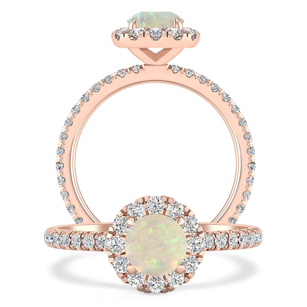Rose Gold - Opal