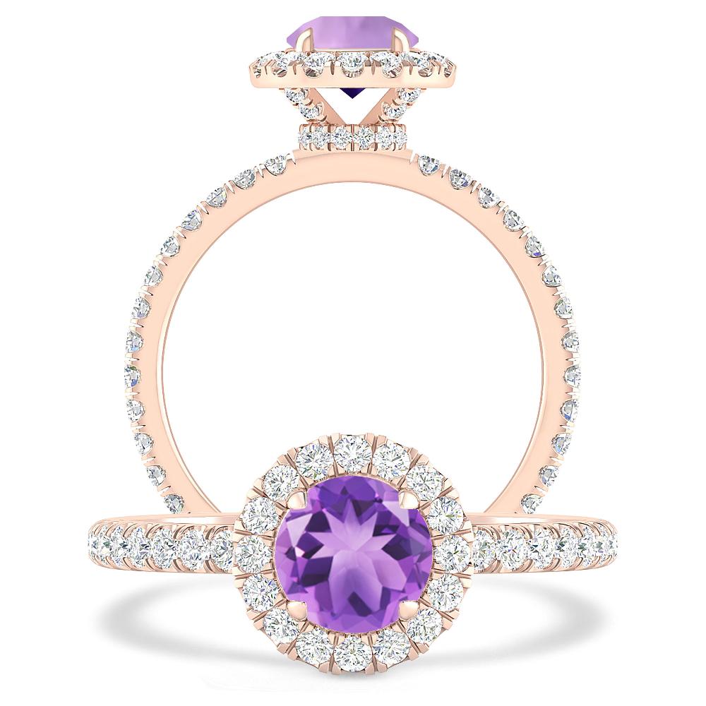 Rose Gold - Amethyst