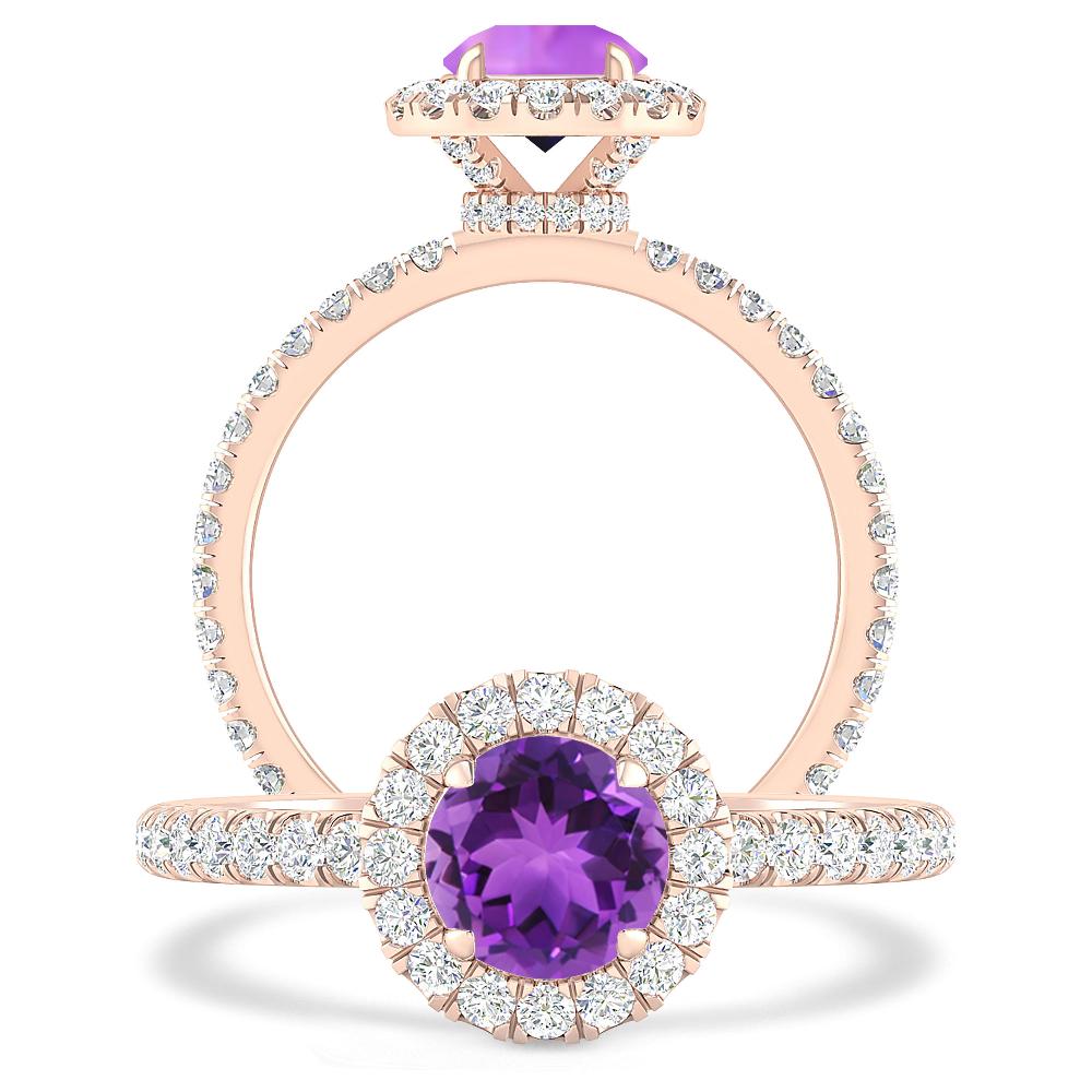 Rose Gold - Amethyst