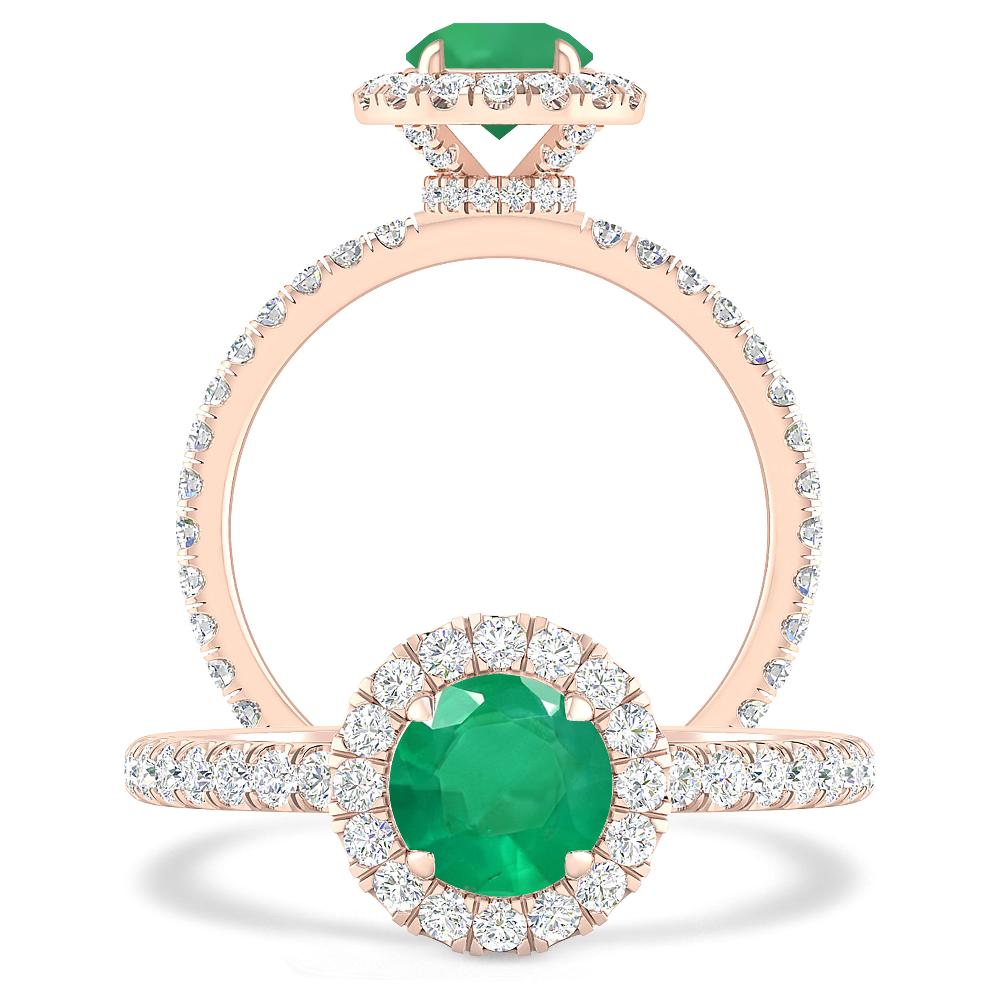 Rose Gold - Emerald
