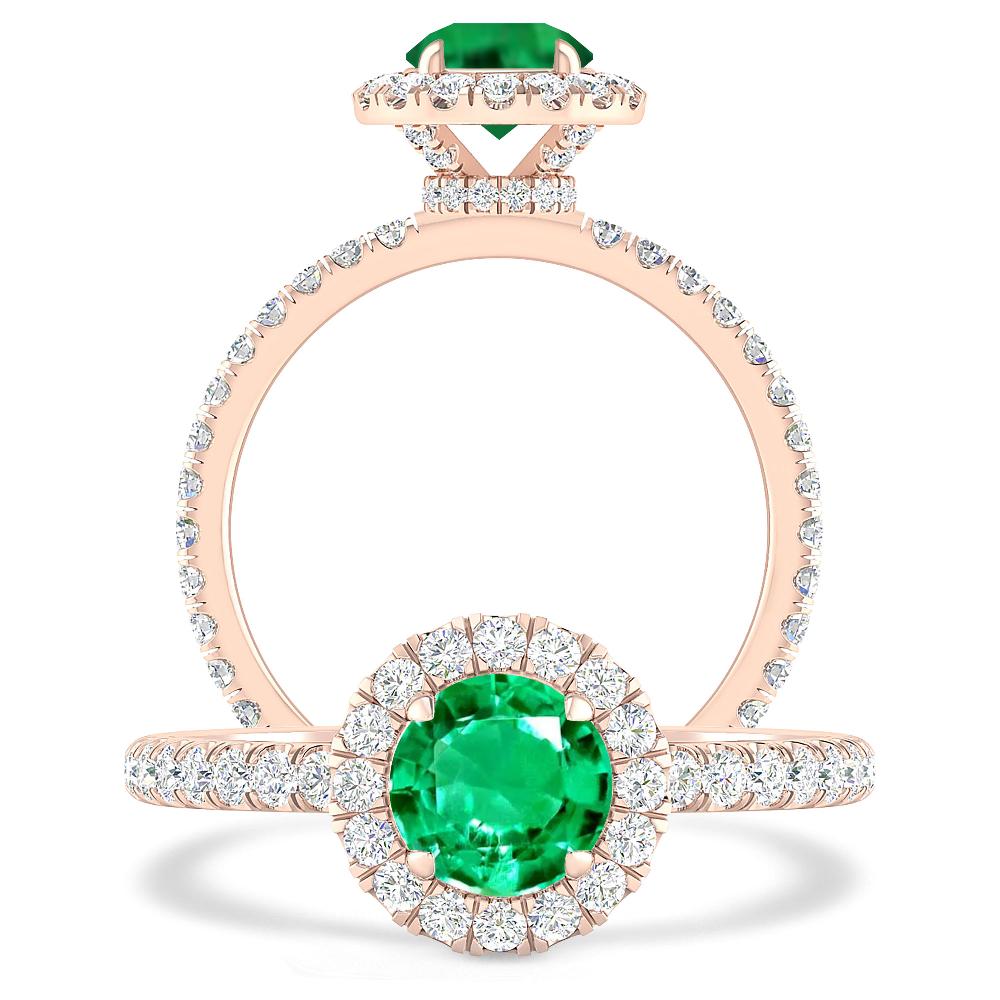 Rose Gold - Emerald