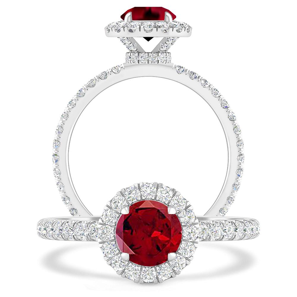 White Gold - Garnet