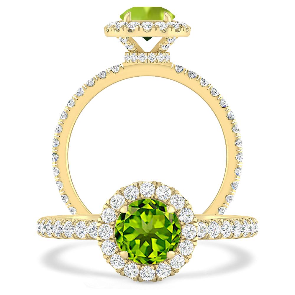 Yellow Gold - Peridot