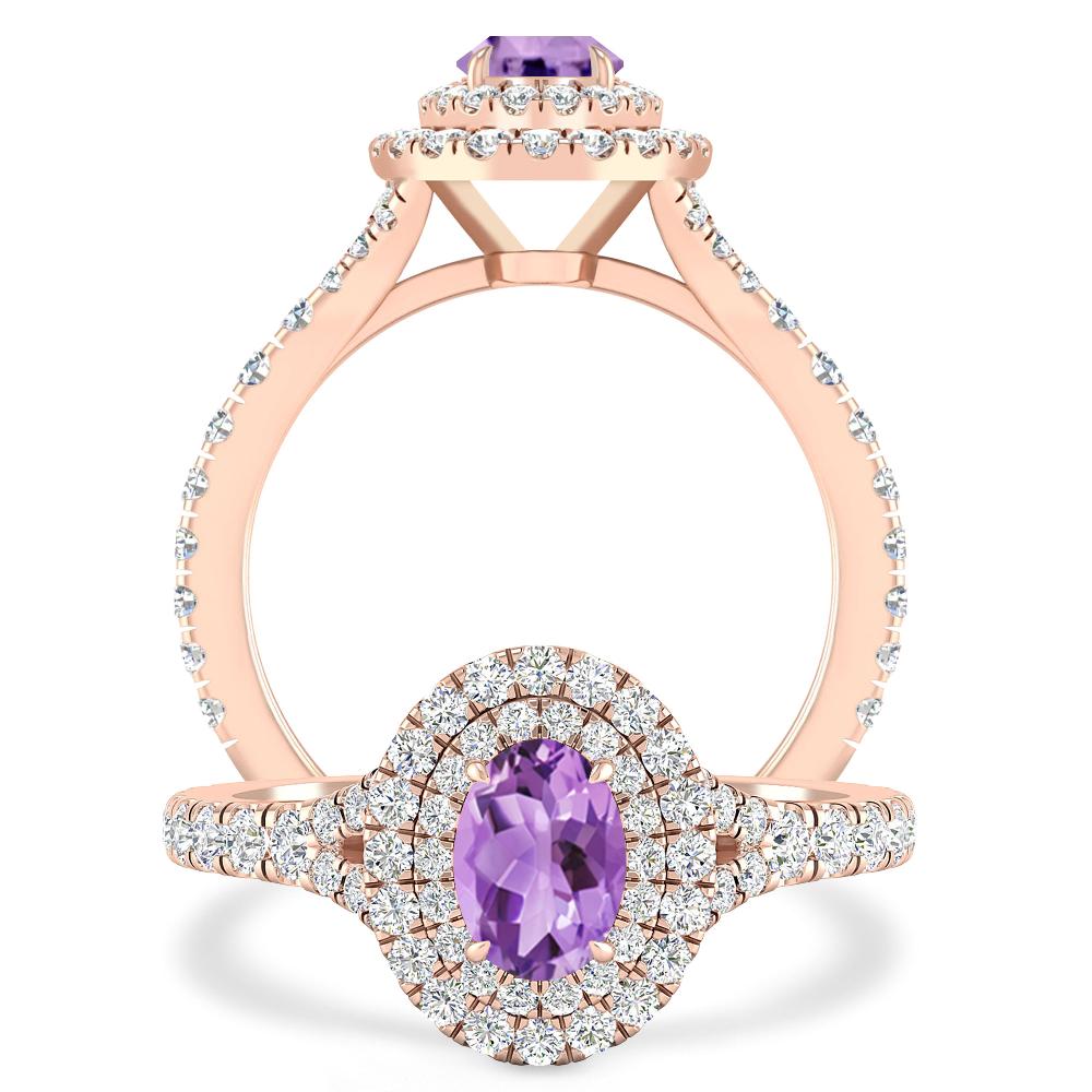 Rose Gold - Amethyst