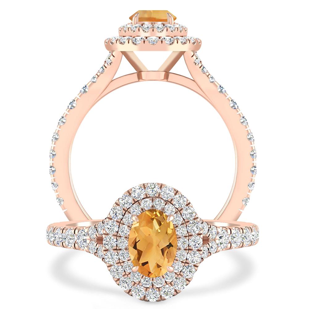 Rose Gold - Citrine