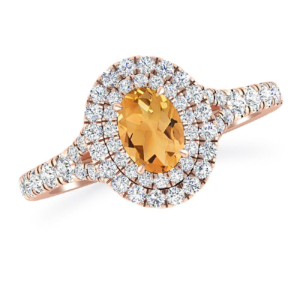 Rose Gold - Citrine