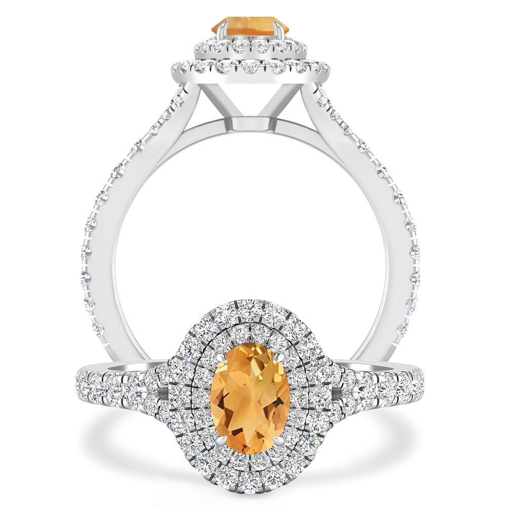 White Gold - Citrine