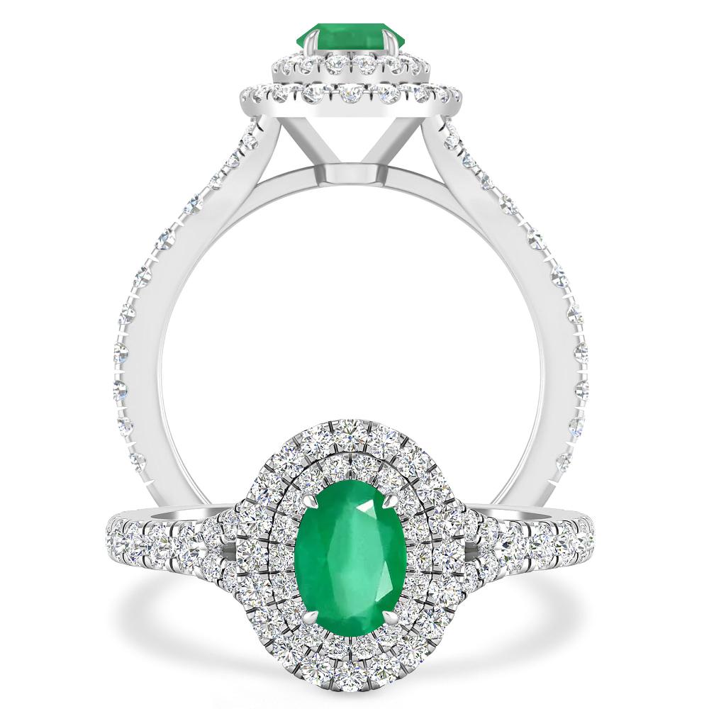 White Gold - Emerald