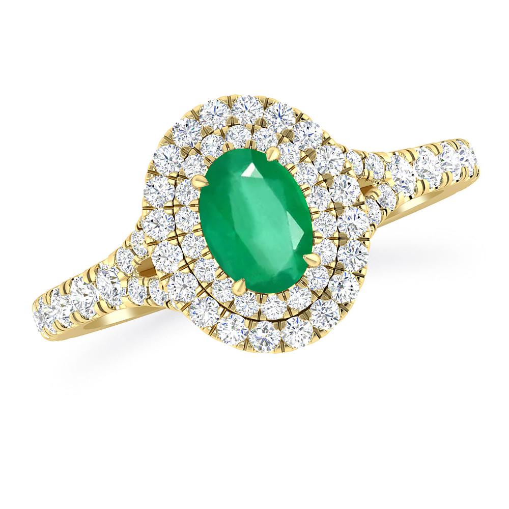 Yellow Gold - Emerald