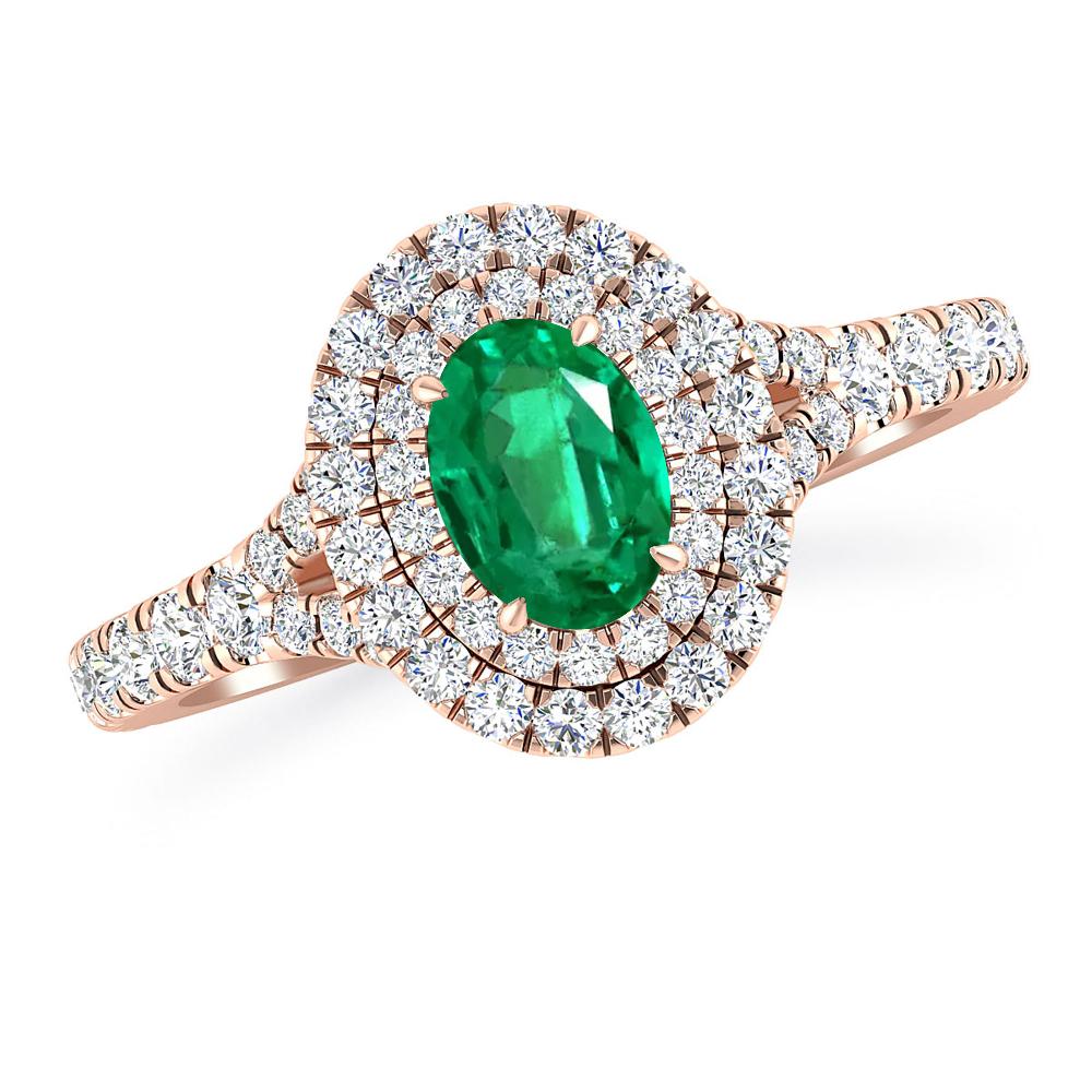 Rose Gold - Emerald