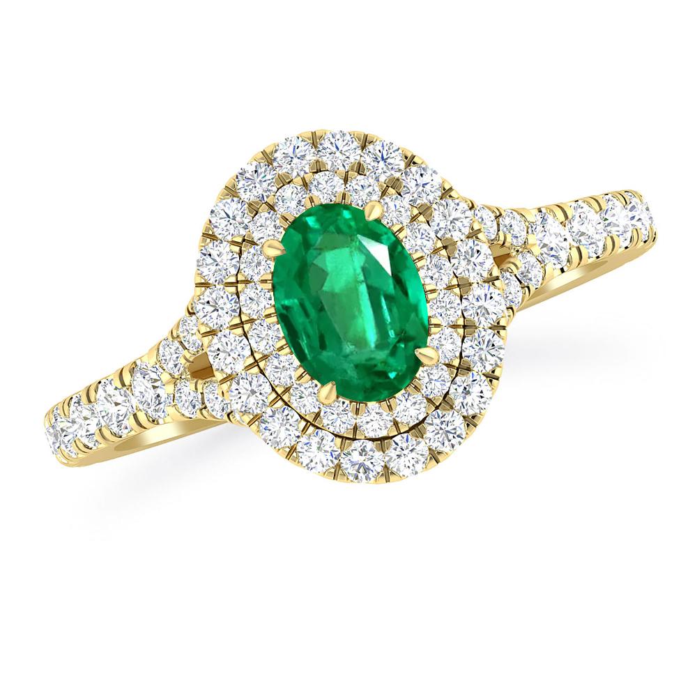 Yellow Gold - Emerald