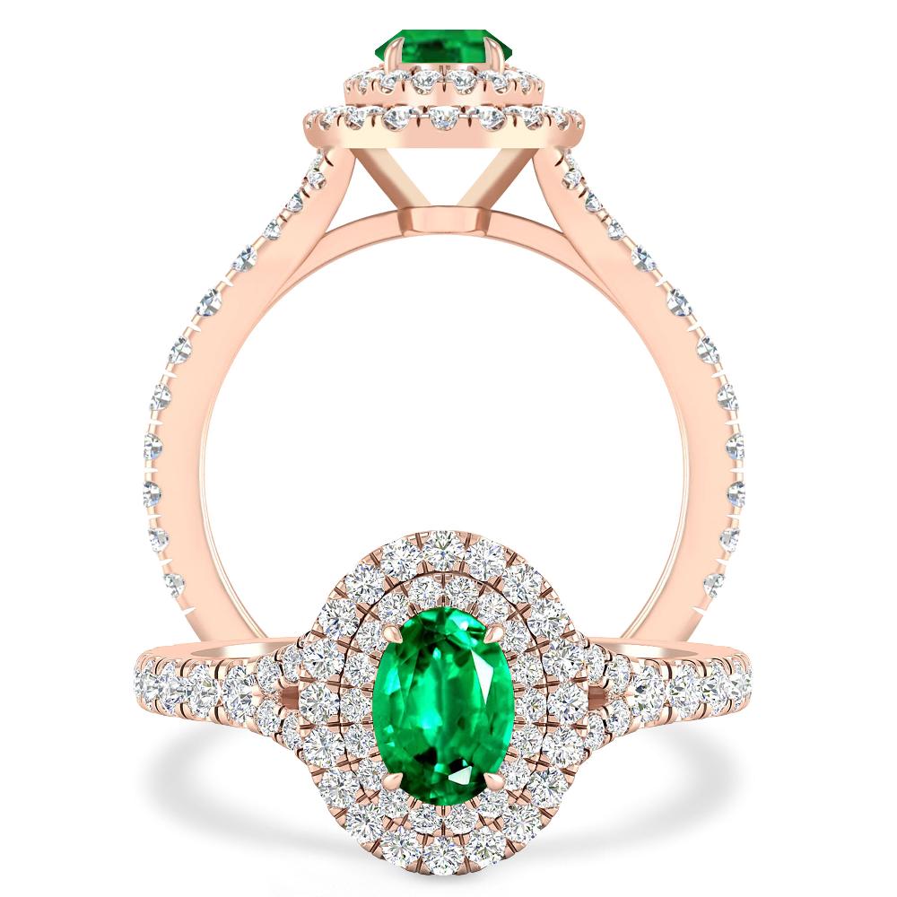 Rose Gold - Emerald