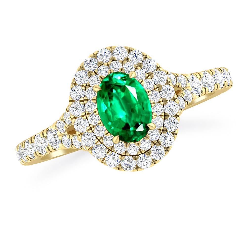 Yellow Gold - Emerald