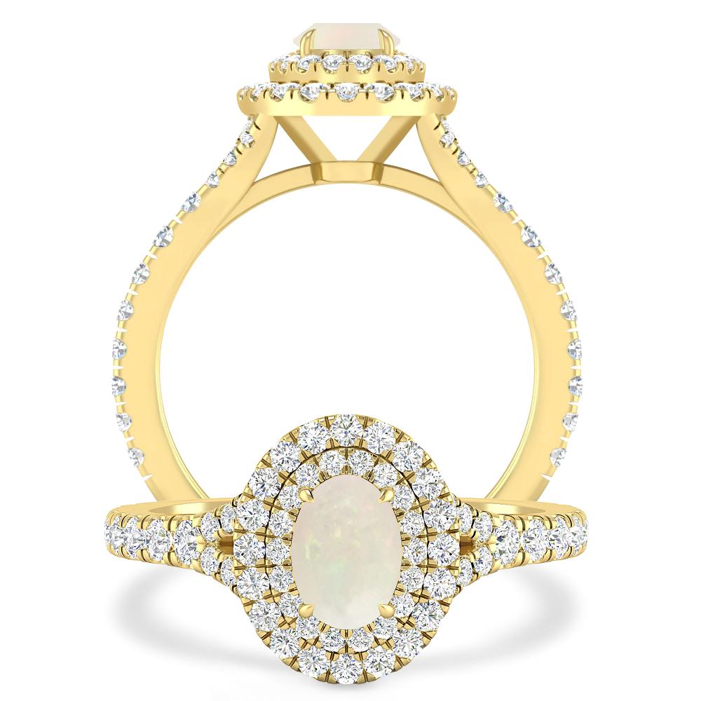 Yellow Gold - Opal