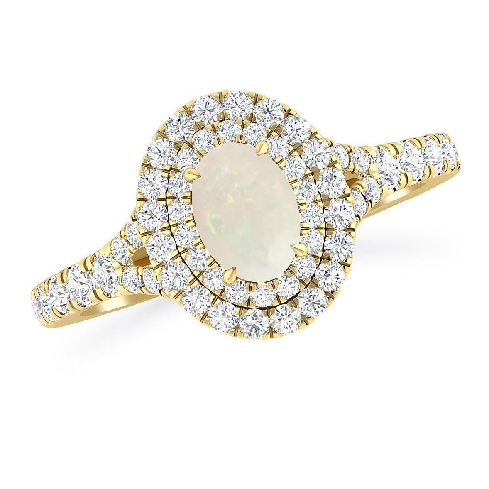 Yellow Gold - Opal