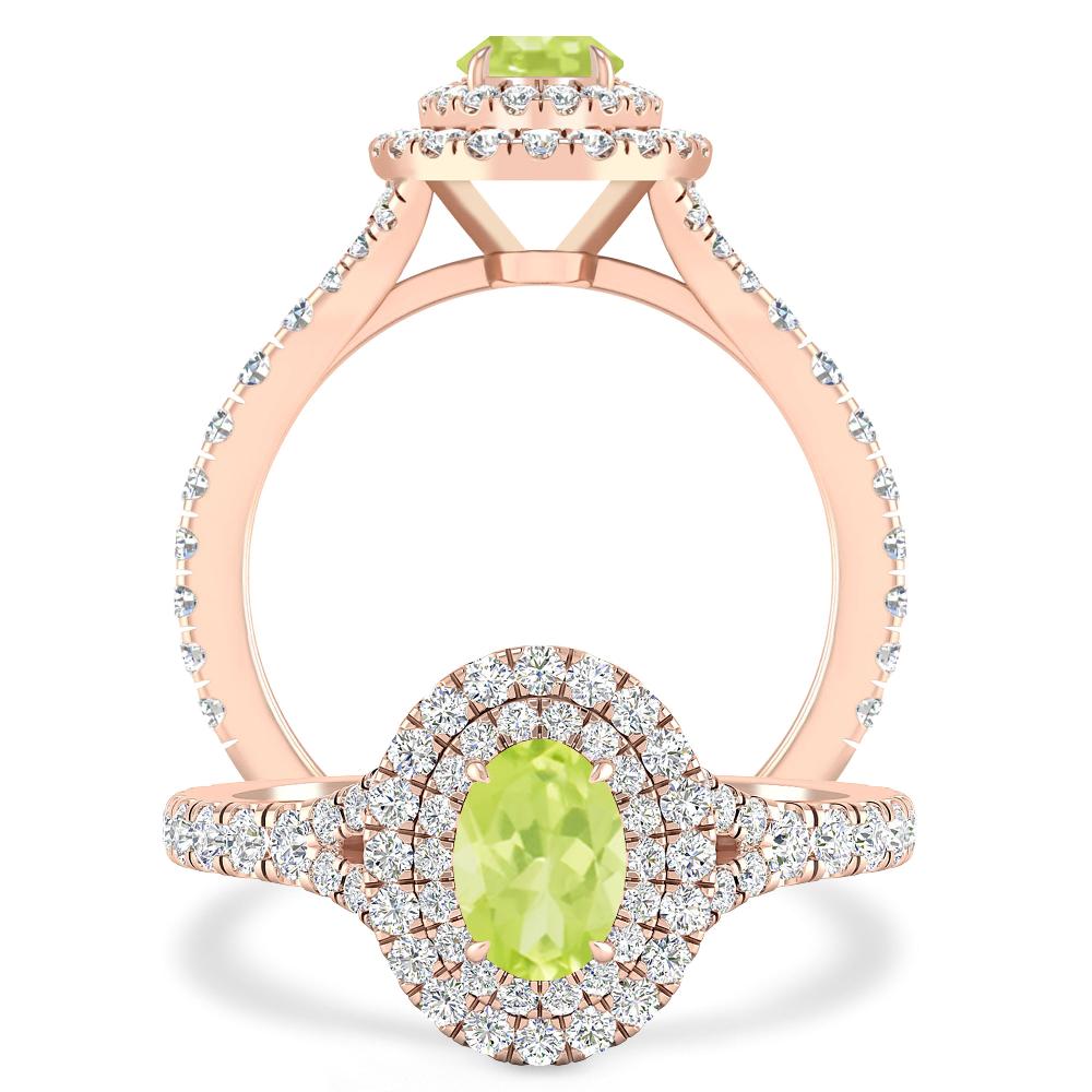 Rose Gold - Peridot