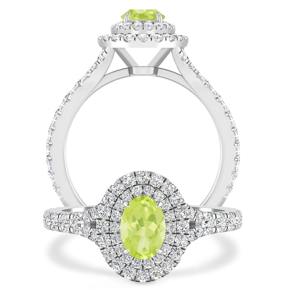 White Gold - Peridot