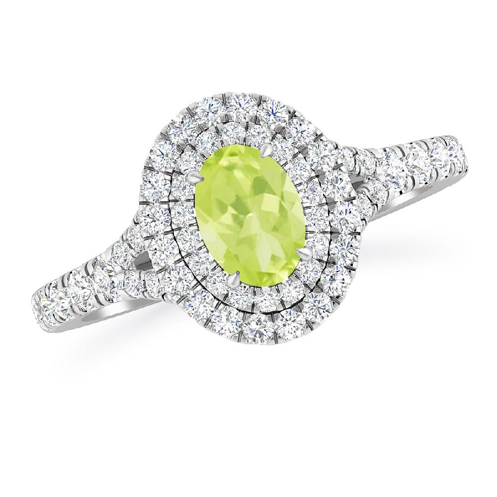 White Gold - Peridot