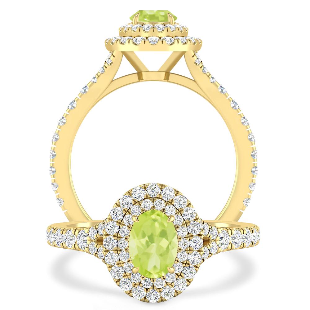 Yellow Gold - Peridot