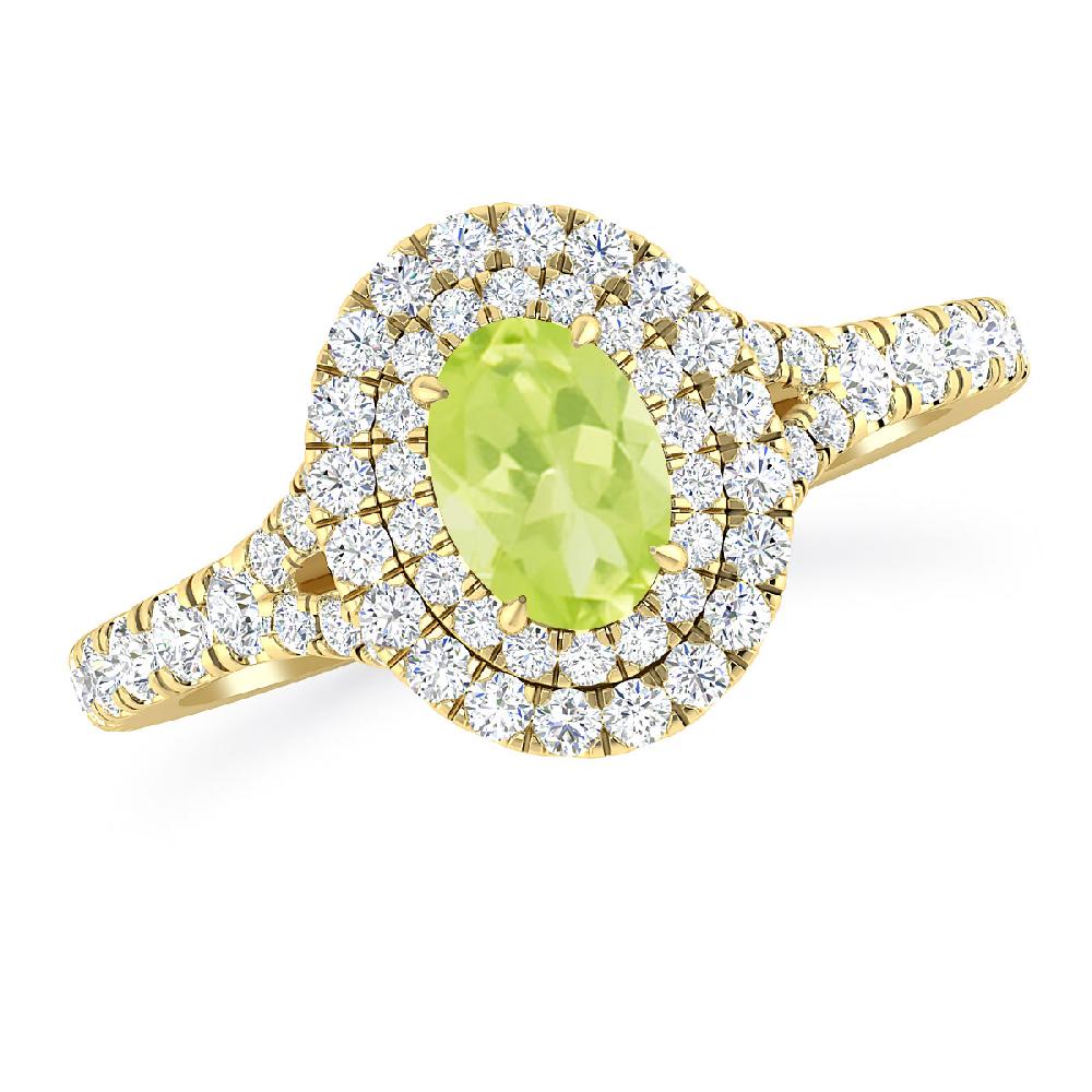 Yellow Gold - Peridot