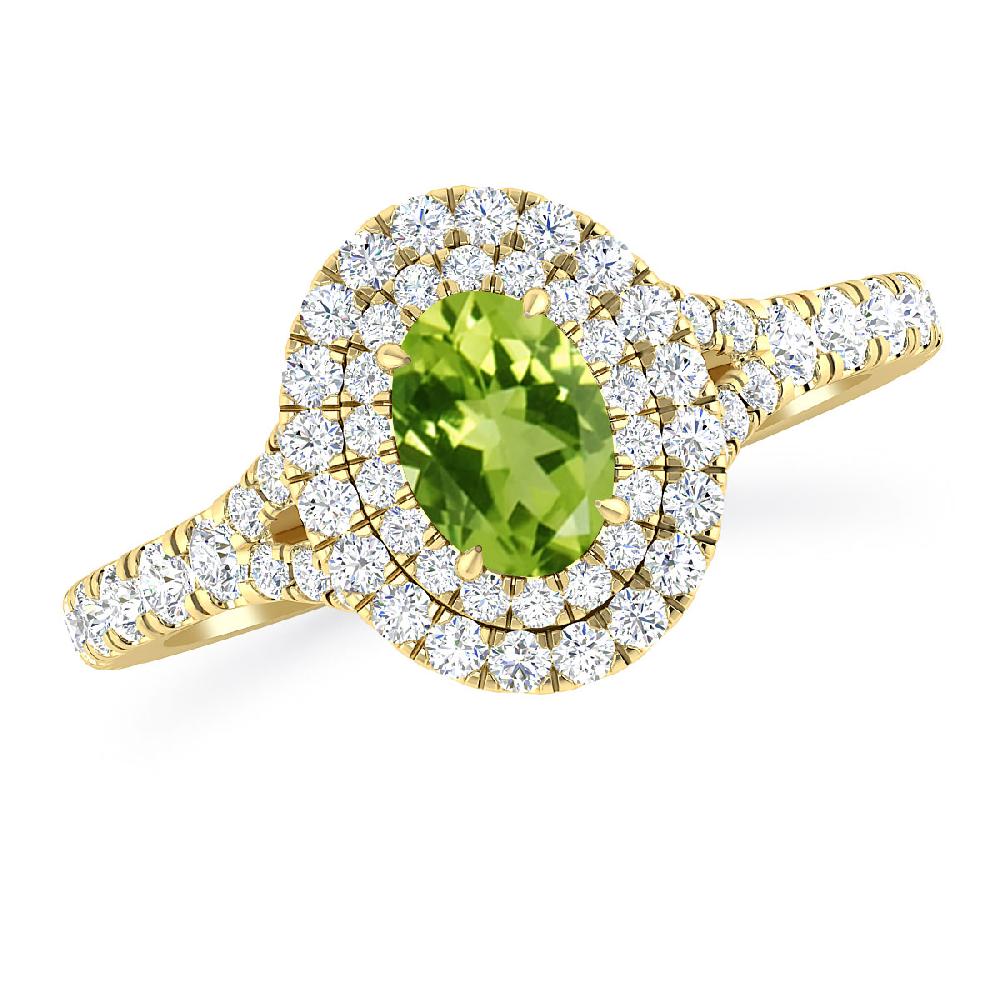 Yellow Gold - Peridot