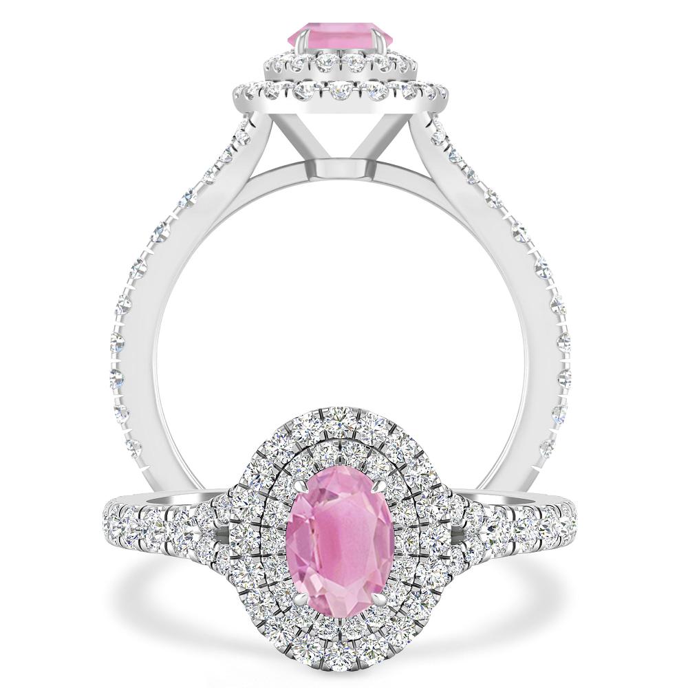 White Gold - Pink Tourmaline