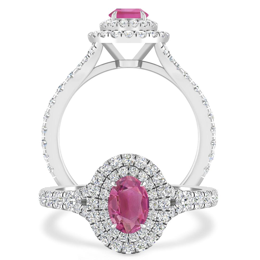 White Gold - Pink Tourmaline