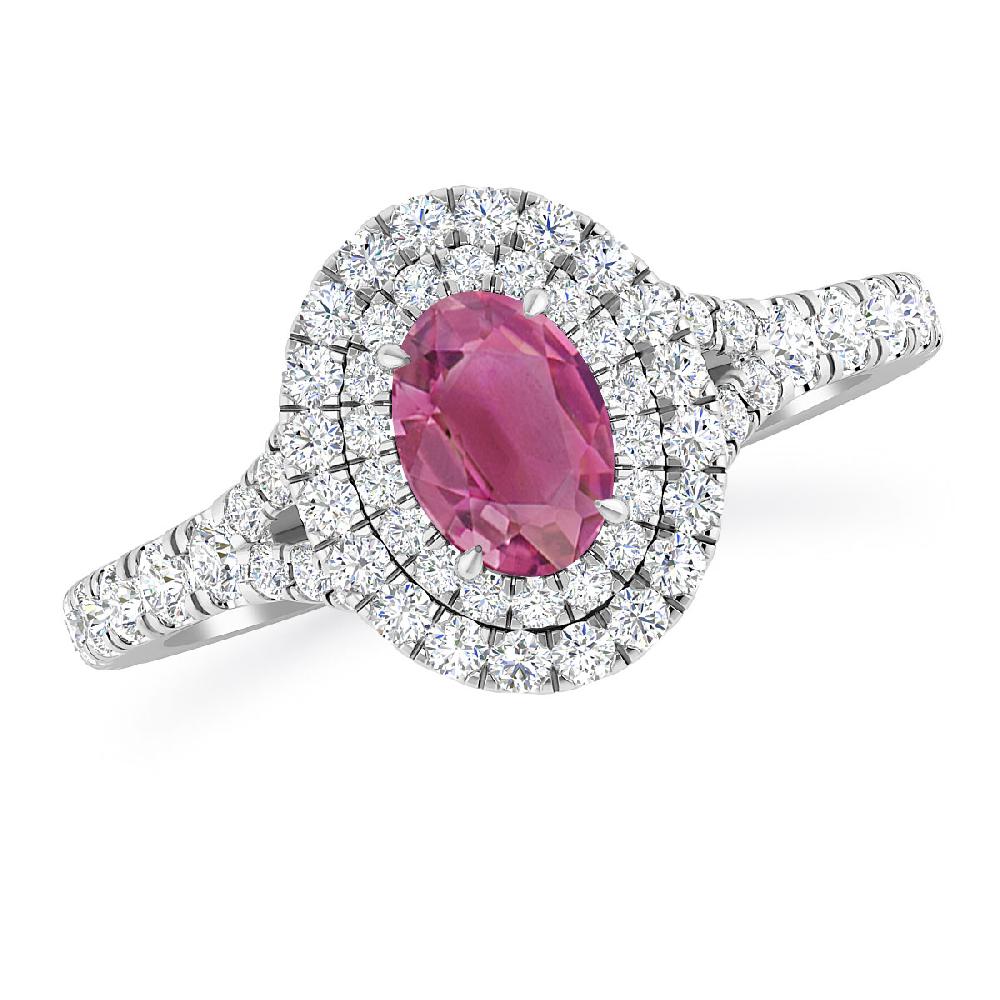 White Gold - Pink Tourmaline