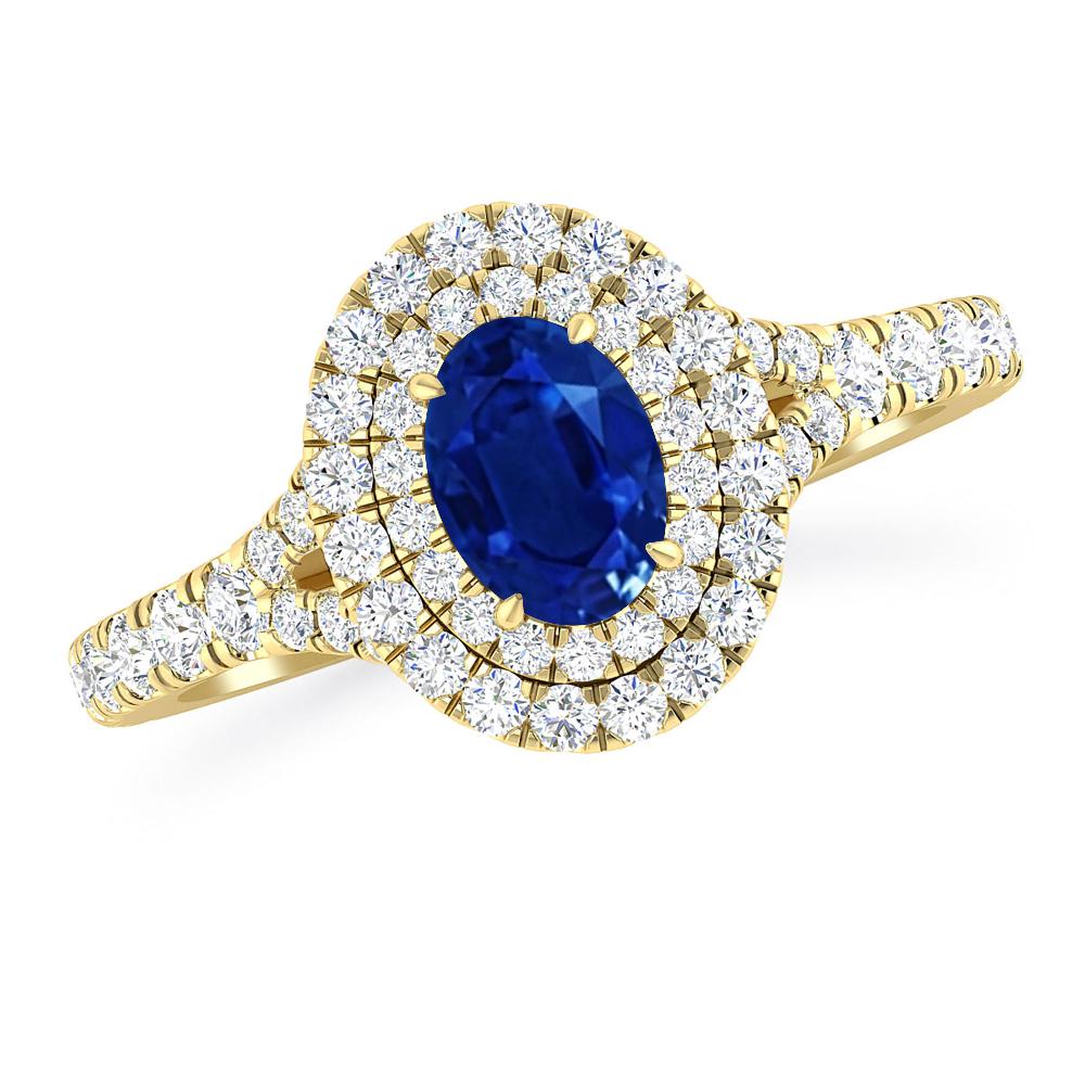 Yellow Gold - Sapphire