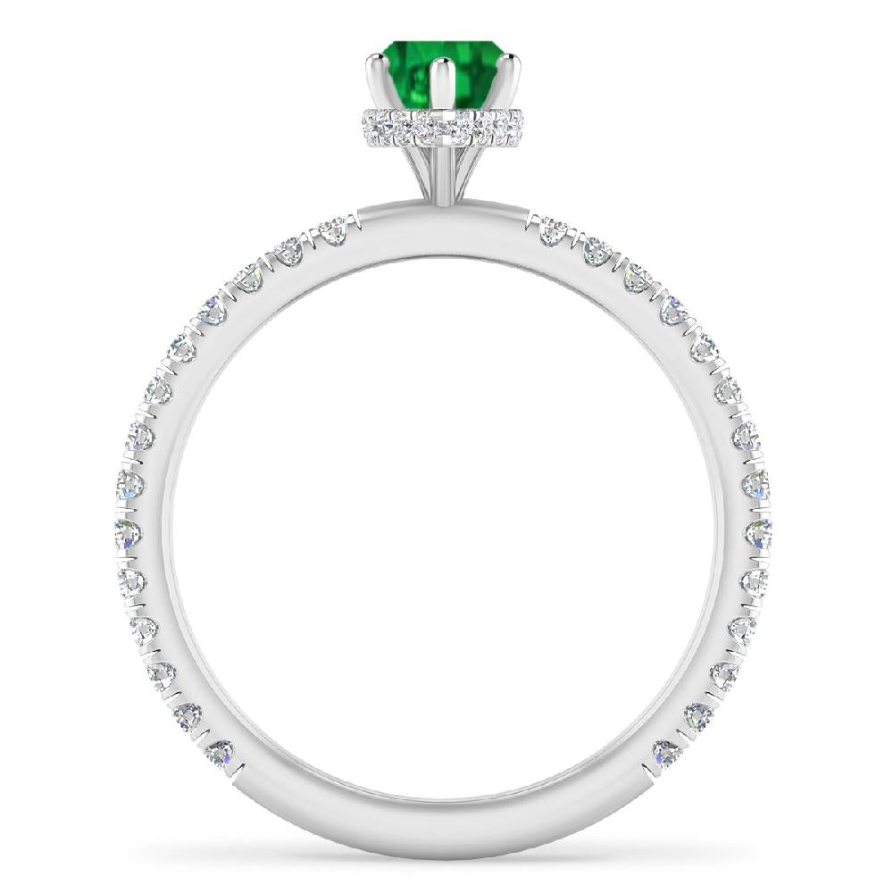 White Gold - Emerald