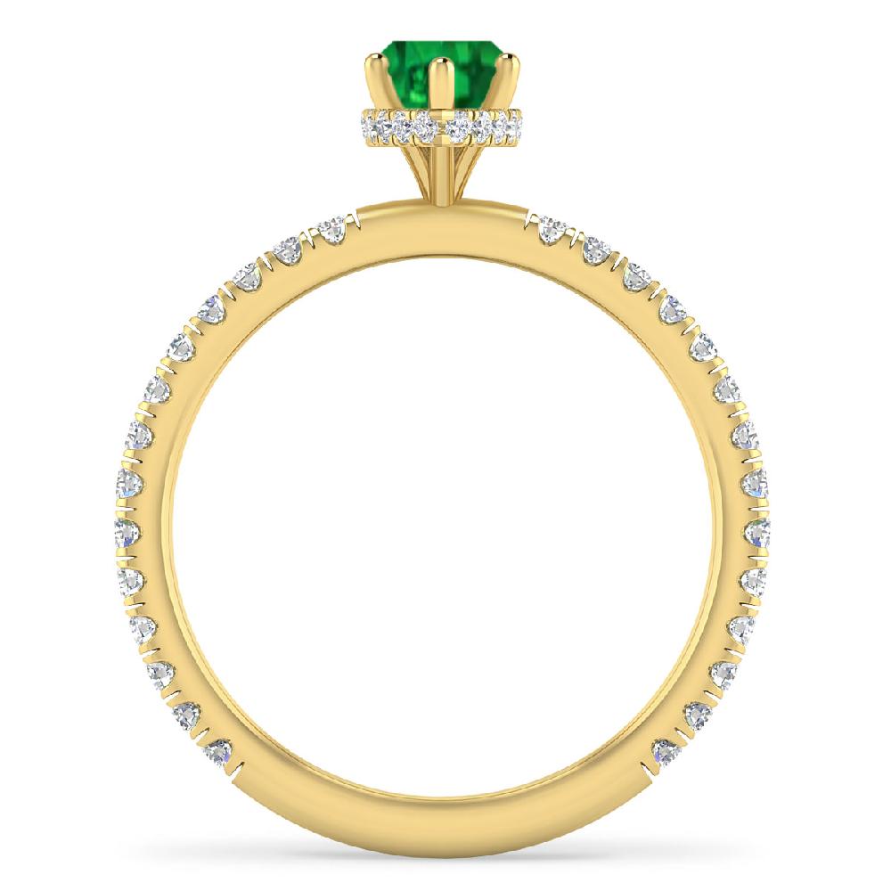 Yellow Gold - Emerald