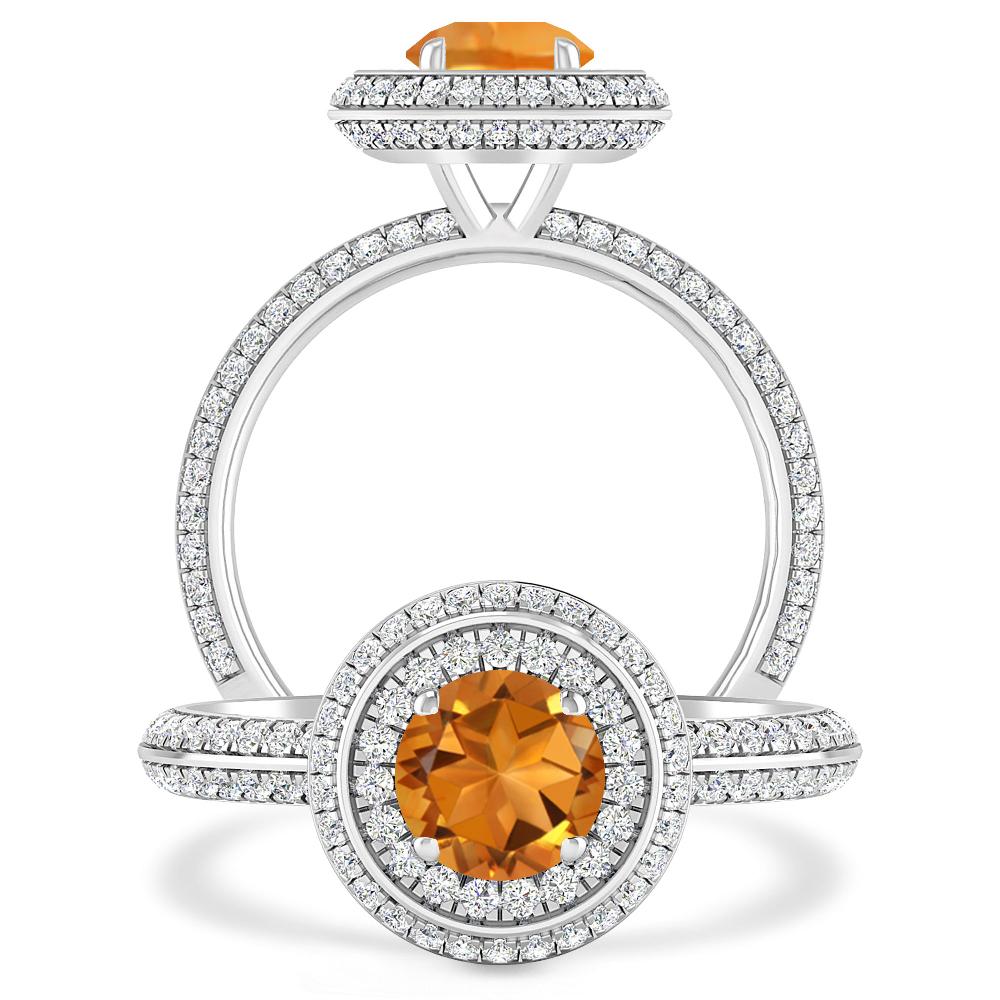 White Gold - Citrine