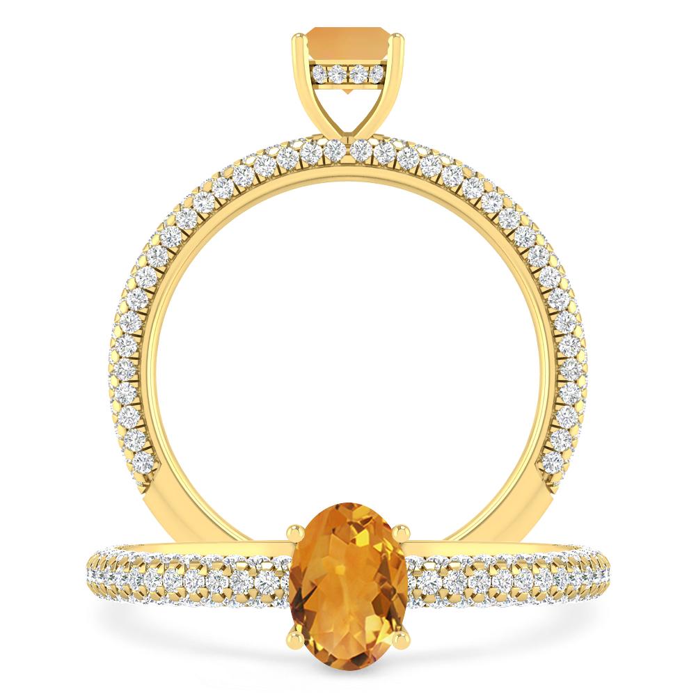 Yellow Gold - Citrine