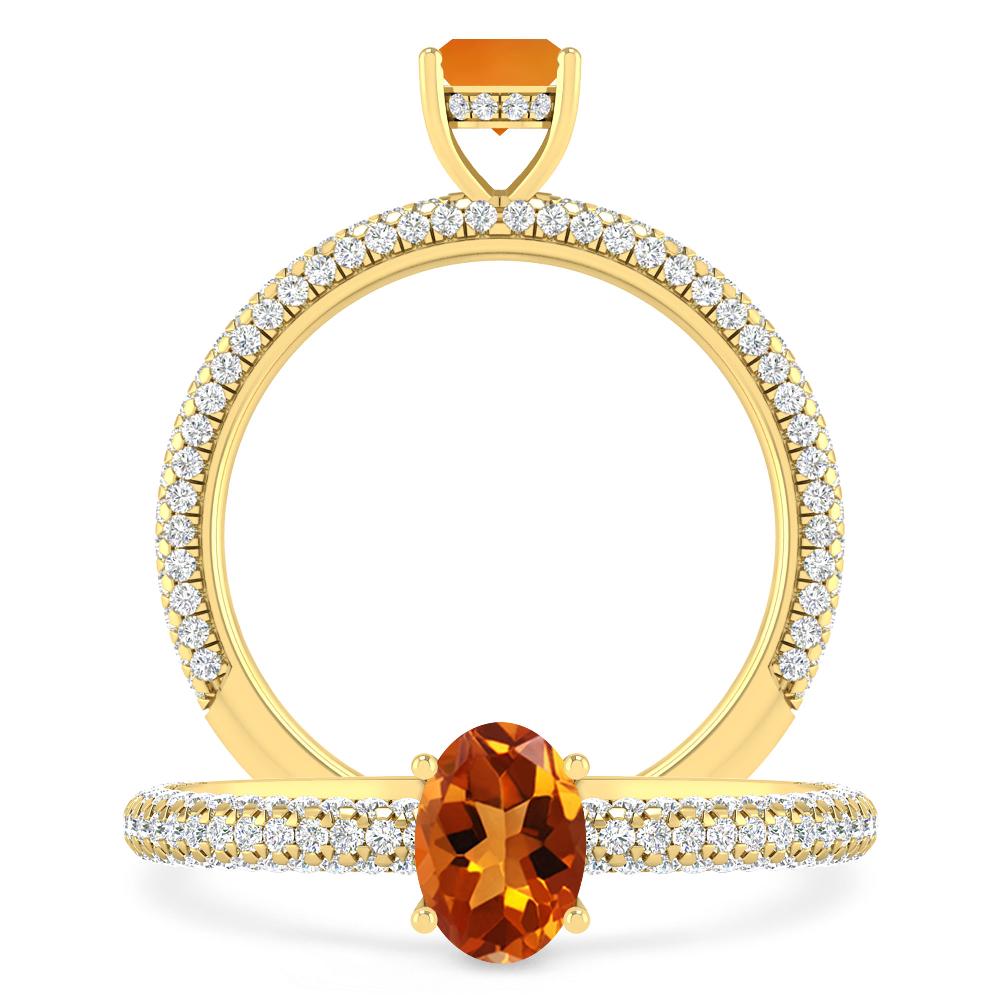 Yellow Gold - Citrine