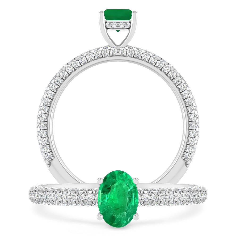 White Gold - Emerald
