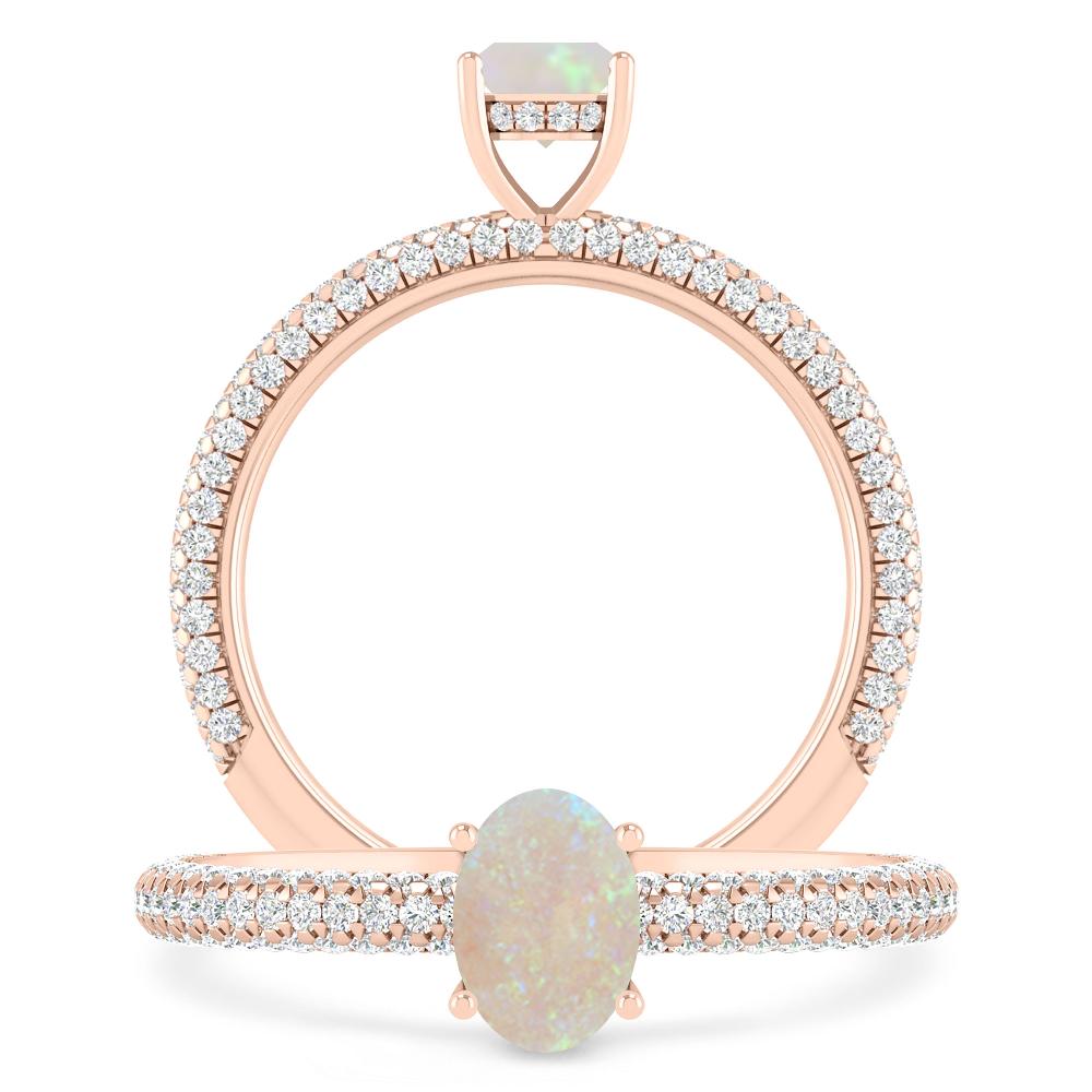 Rose Gold - Opal