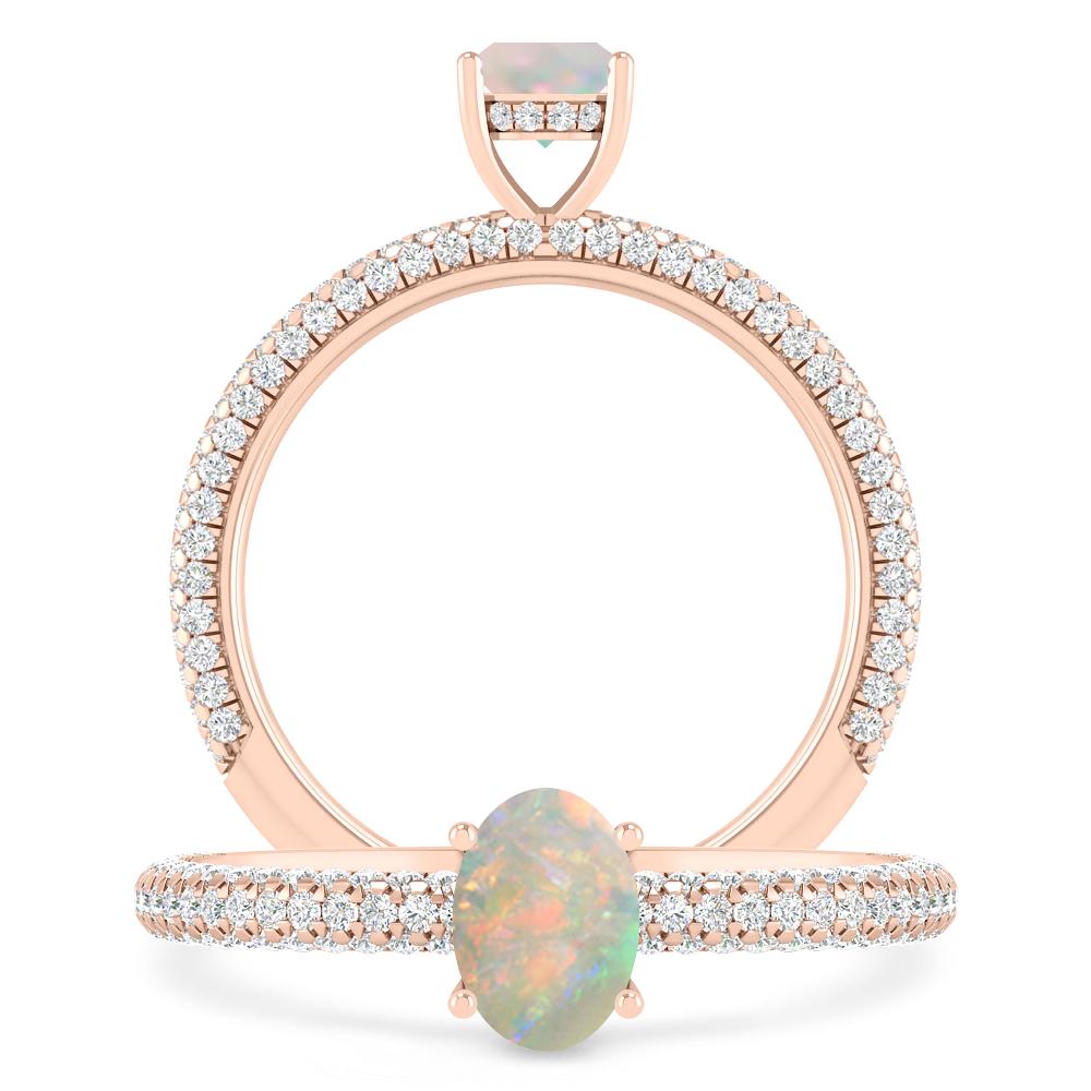 Rose Gold - Opal