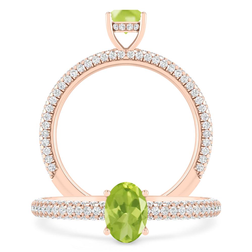 Rose Gold - Peridot