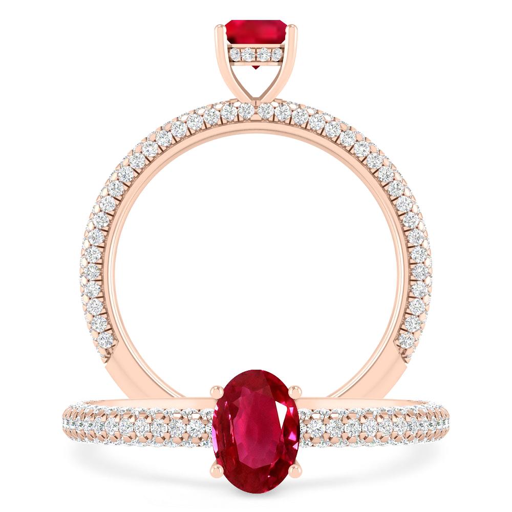 Rose Gold - Ruby