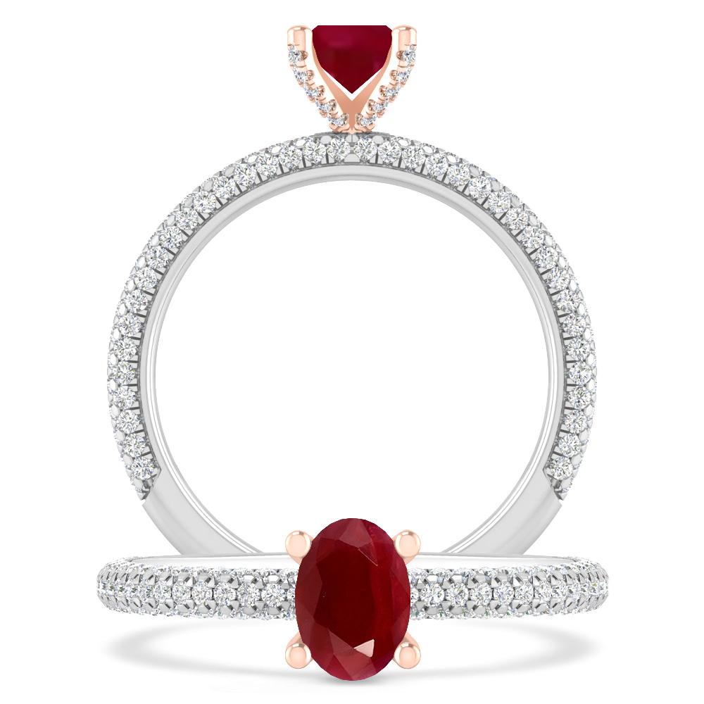 White Gold - Ruby