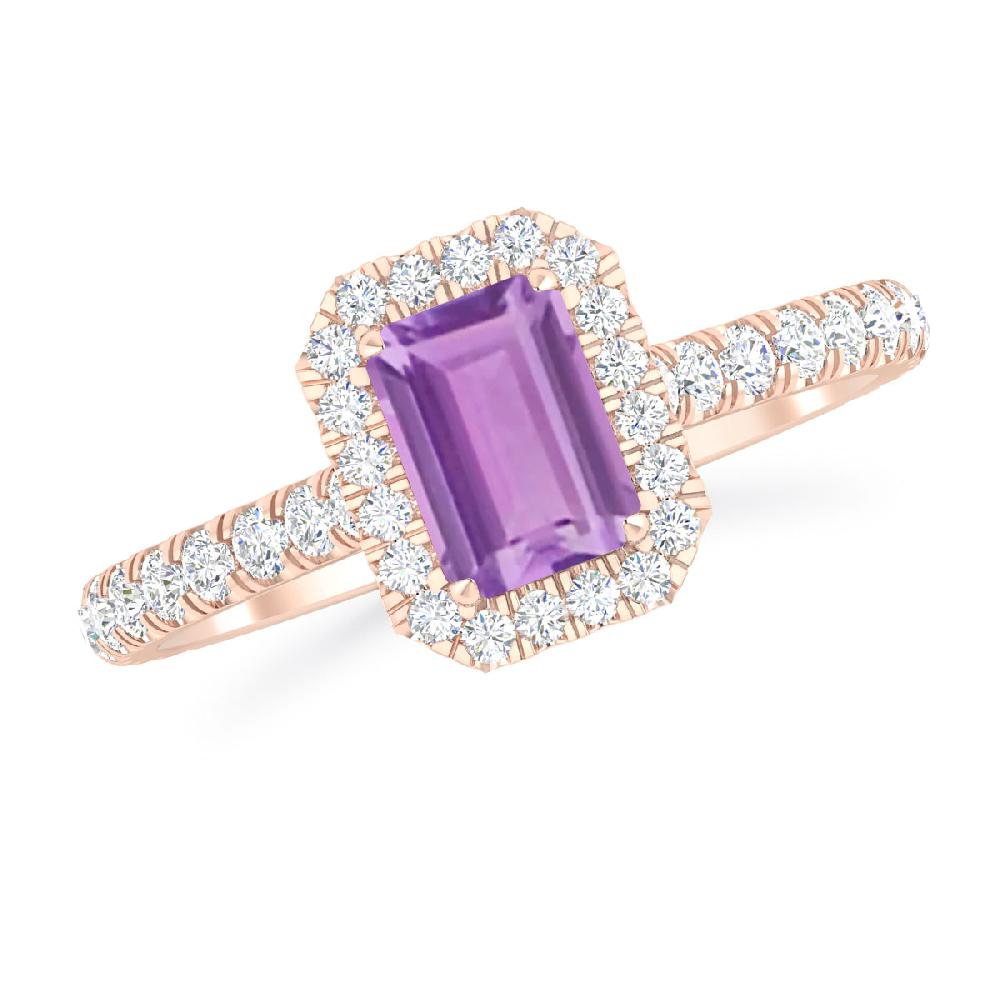 Rose Gold - Amethyst