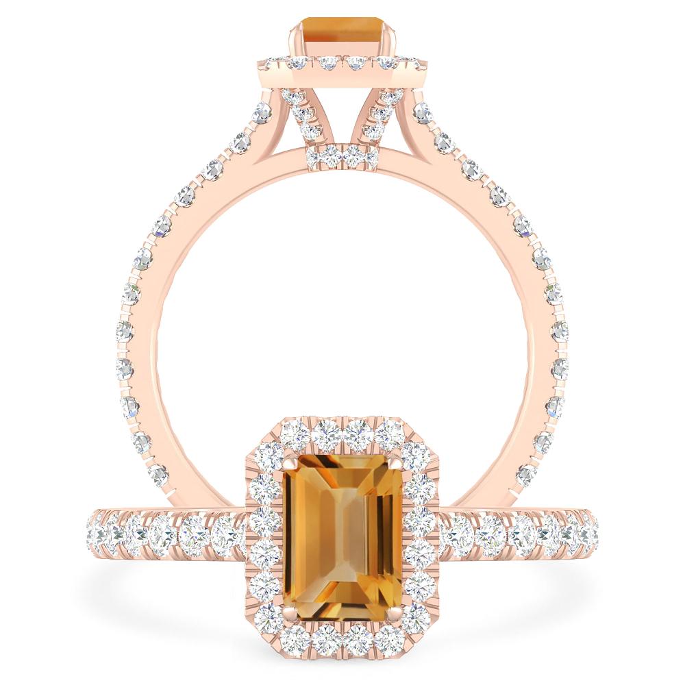 Rose Gold - Citrine