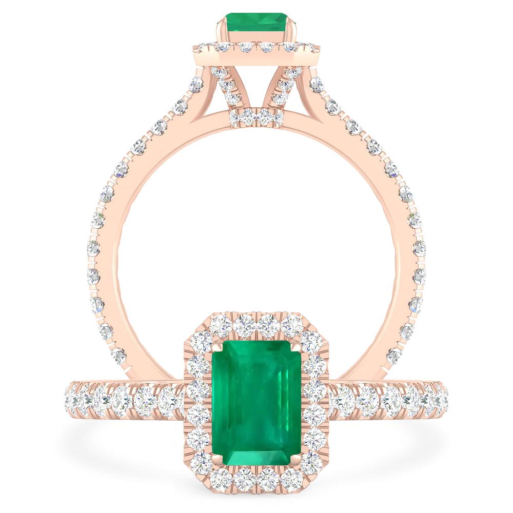 Rose Gold - Emerald