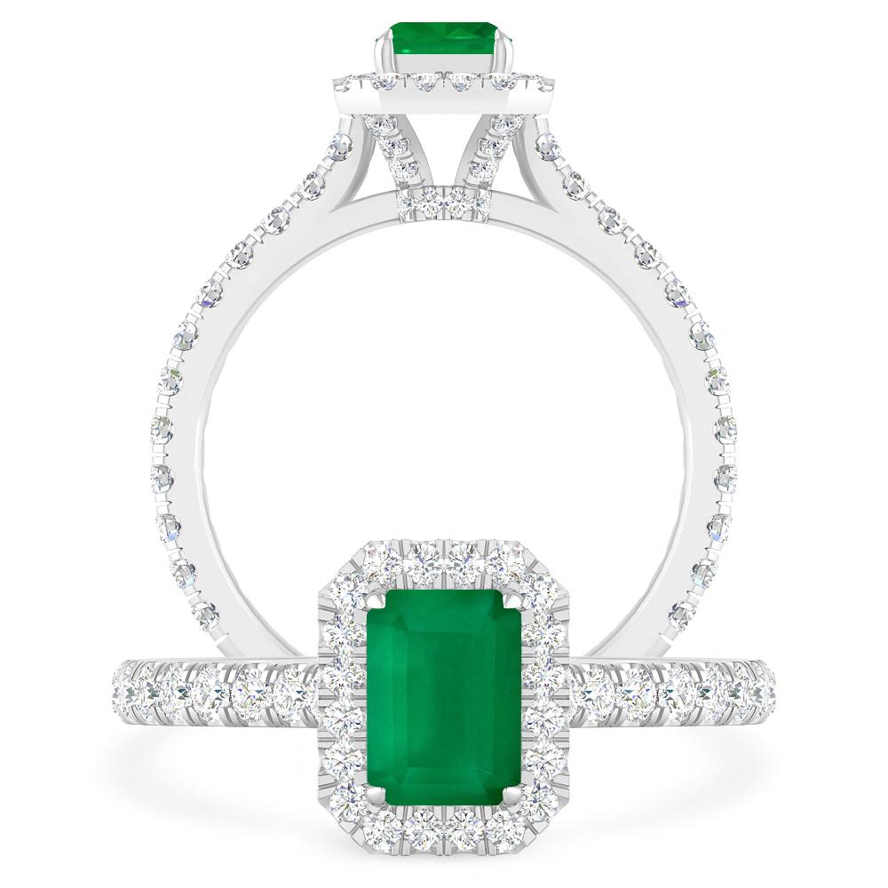 White Gold - Emerald