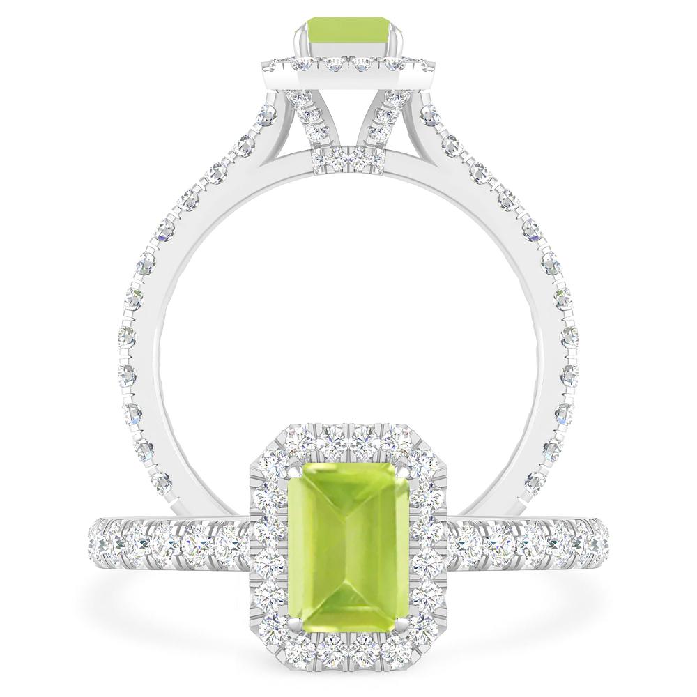 White Gold - Peridot