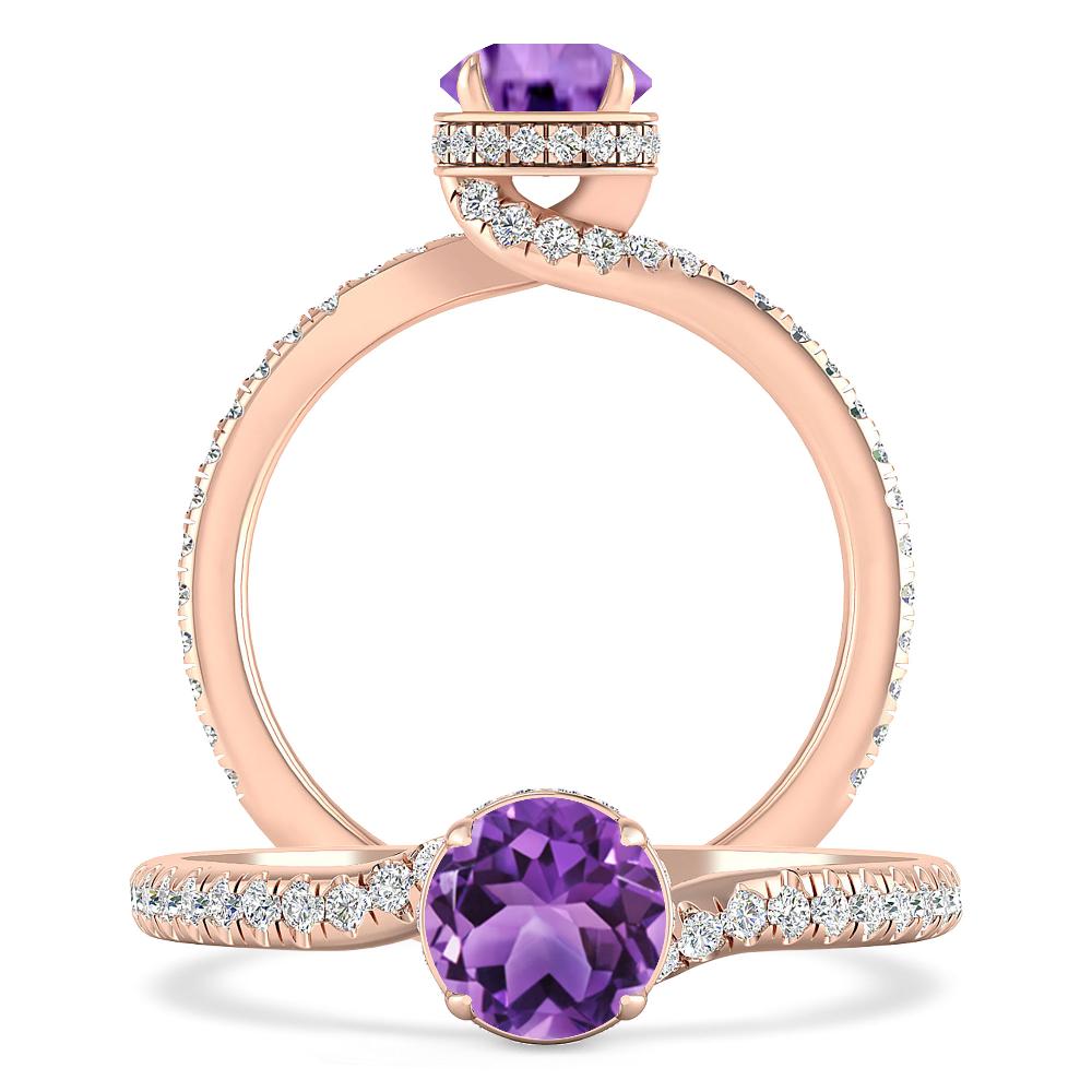 Rose Gold - Amethyst