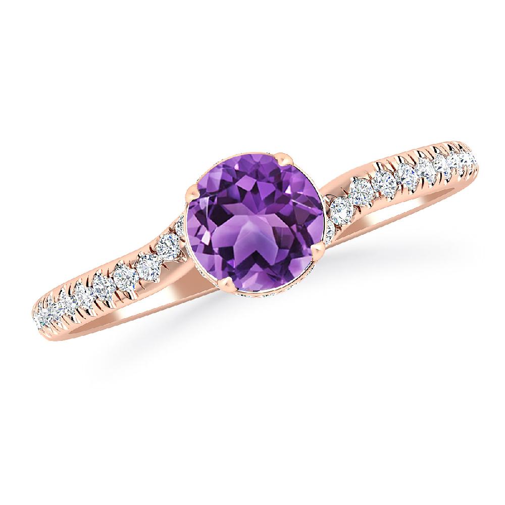 Rose Gold - Amethyst