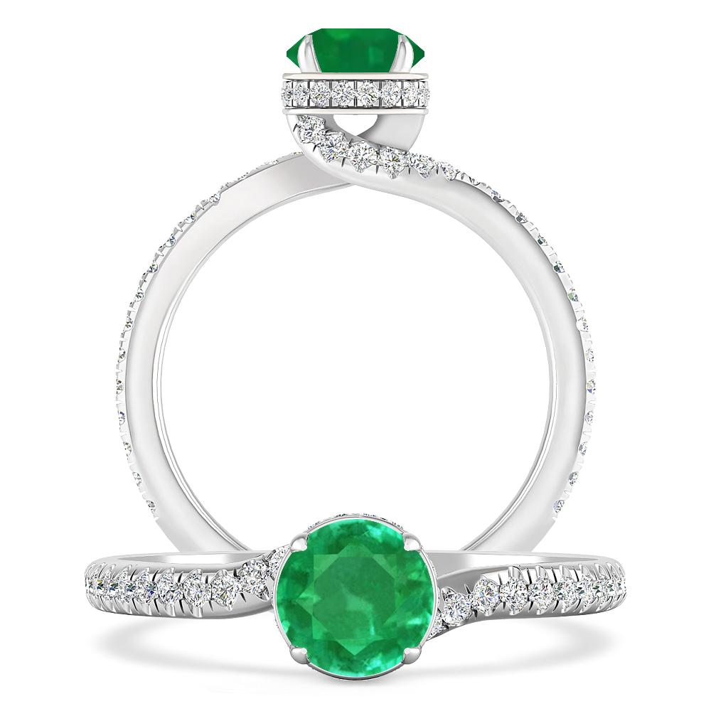 White Gold - Emerald