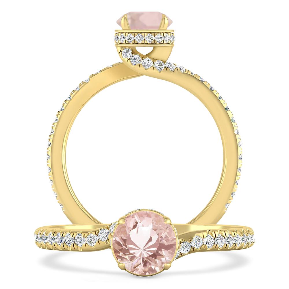 Yellow Gold - Morganite